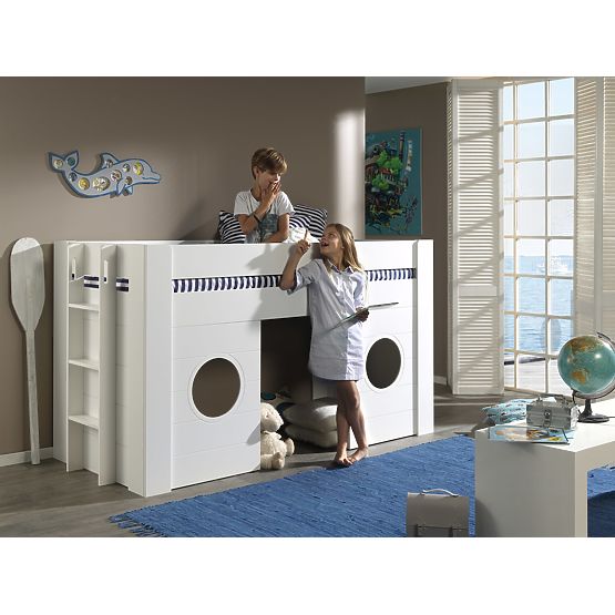 Letto a castello a forma di casetta Freya