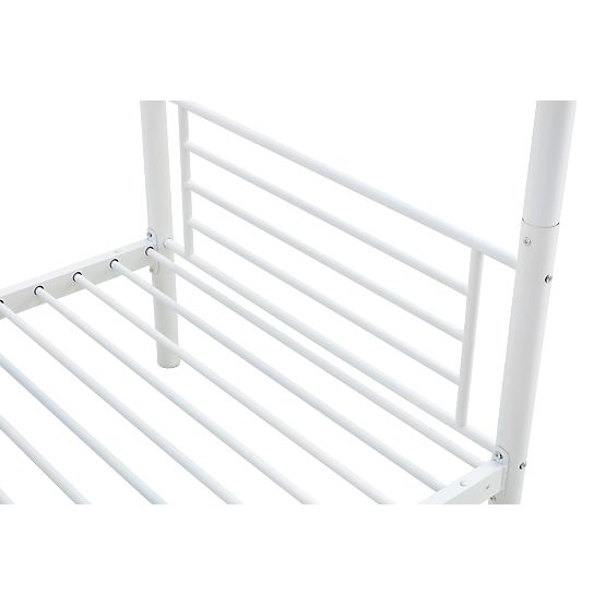 Letto a castello in metallo BUNKY 200x90 cm - bianco