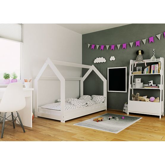 Letto a casetta Stela 160 x 80 cm - bianco