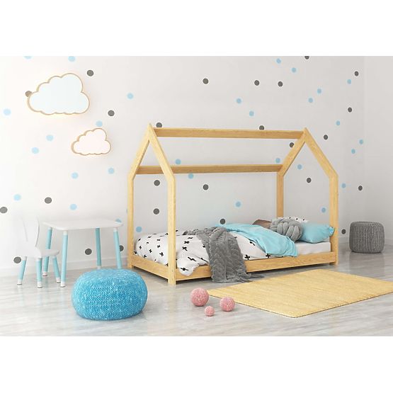 Letto a casetta Stela 160 x 80 cm - naturale