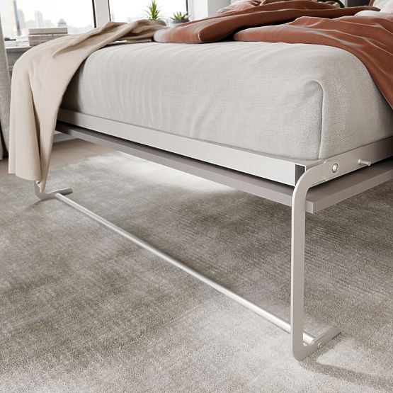 Letto a scomparsa KOBI VERTO 120x200 Grigio 1 pz