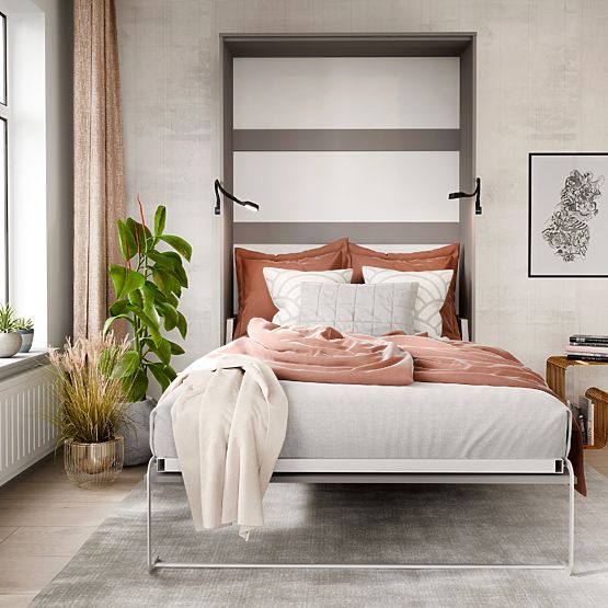 Letto a scomparsa KOBI VERTO 120x200 Grigio 1 pz