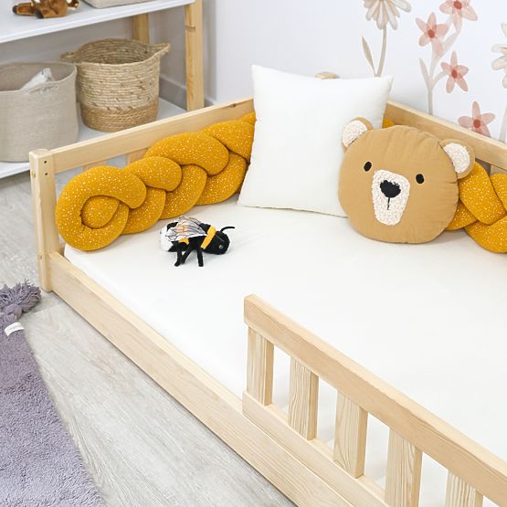 Letto basso per bambini Montessori Meadow - naturale
