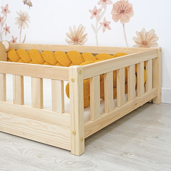 Letto basso per bambini Montessori Meadow - naturale