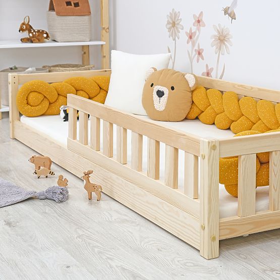 Letto basso per bambini Montessori Meadow - naturale