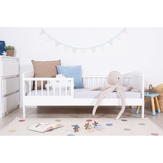Letto per bambini Junior bianco 140x70 cm