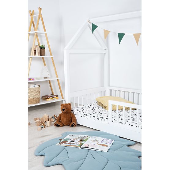 Letto a casetta Montessori Elis bianco