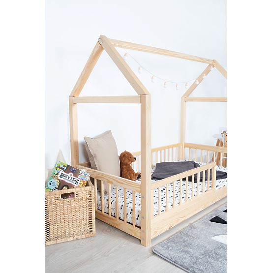 Letto casetta Montessori Elis naturale
