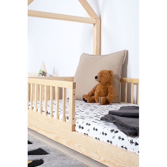 Letto casetta Montessori Elis naturale