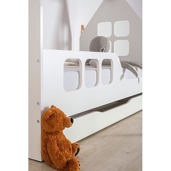 Letto a casetta Woody 160 x 80 cm - bianco