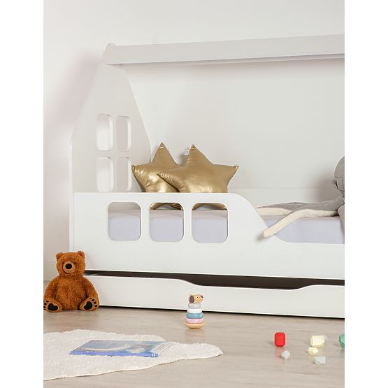 Letto a casetta Woody 160 x 80 cm - bianco