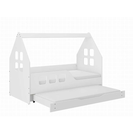 Letto a casetta Woody 160 x 80 cm - bianco