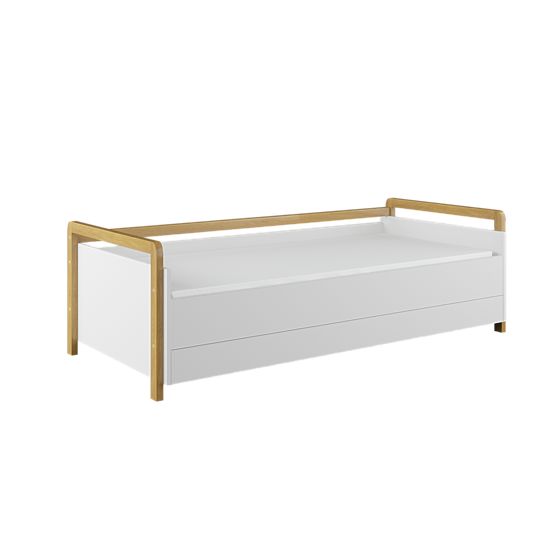 Letto con schienale Viktor 180 x 80 - bianco