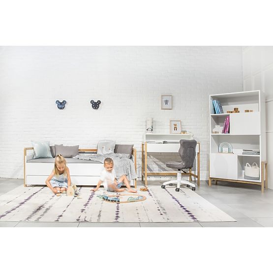 Letto con schienale Viktor 180 x 80 - bianco