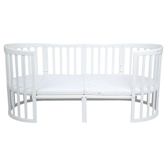 Lettino ovale evolutivo Ruby 7 in 1 PLUS - bianco