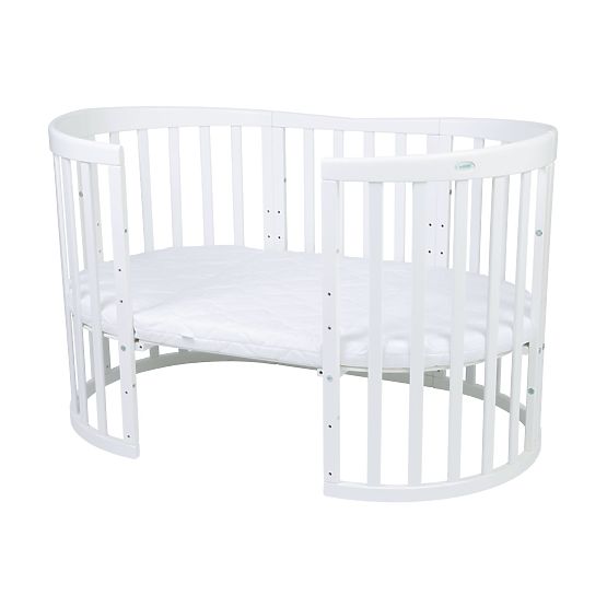 Lettino ovale evolutivo Ruby 7 in 1 PLUS - bianco