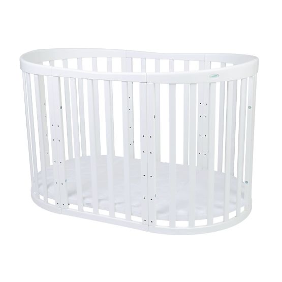 Lettino ovale evolutivo Ruby 7 in 1 PLUS - bianco