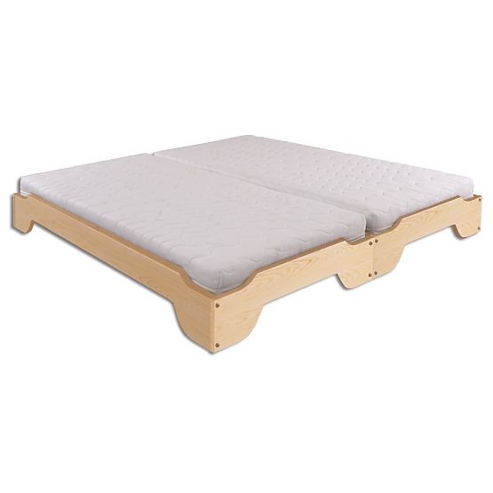 Letto impilabile in legno 90x200 cm - pino
