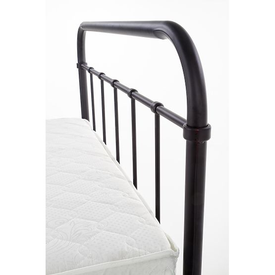 Letto in metallo LINDA 120x200 cm - nero