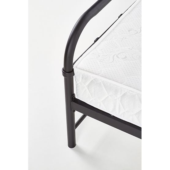 Letto in metallo LINDA 120x200 cm - nero