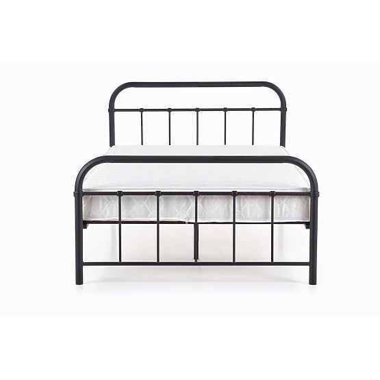 Letto in metallo LINDA 120x200 cm - nero