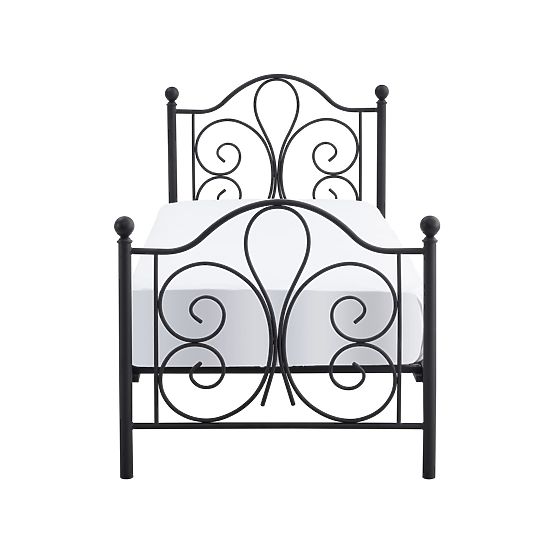 Letto in metallo PANAMA 200x90 - nero