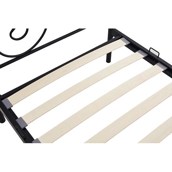 Letto in metallo PANAMA 200x90 - nero