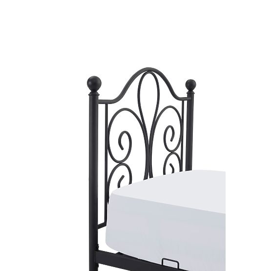 Letto in metallo PANAMA 200x90 - nero