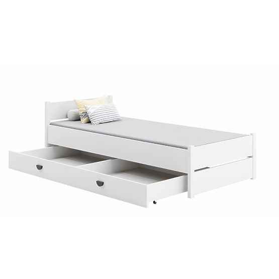 Letto MARCEL 200x90 bianco con cassetto