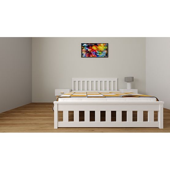 Letto matrimoniale Ada 200 x 140 cm - bianco
