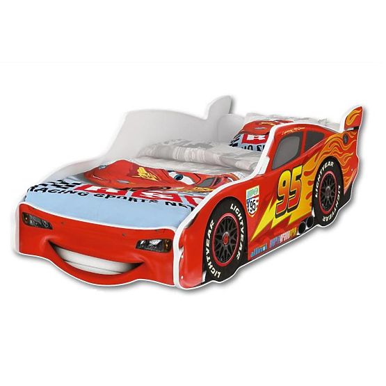 Letto auto Saetta McQueen - bianco