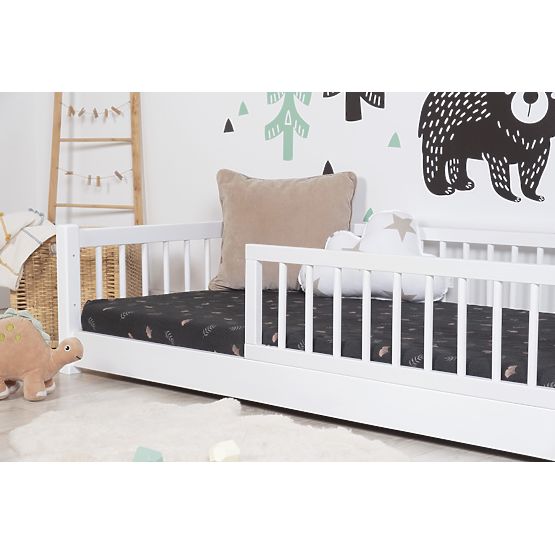 Letto basso per bambini Montessori Ourbaby - bianco