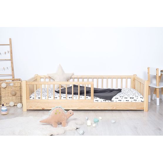 Letto basso per bambini Montessori Ourbaby - naturale