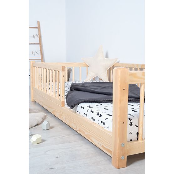 Letto basso per bambini Montessori Ourbaby - naturale