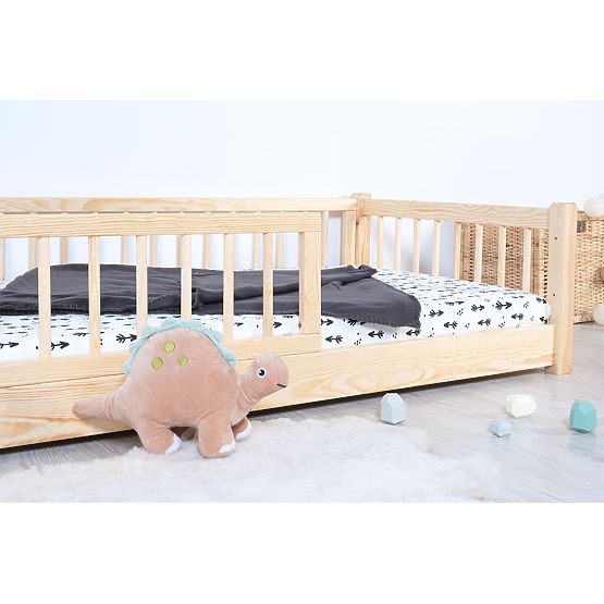 Letto basso per bambini Montessori Ourbaby - naturale