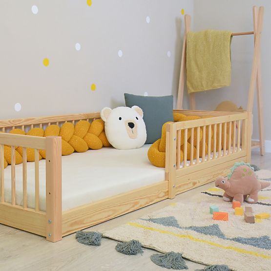 Letto Montessori per bambini Woodie - naturale
