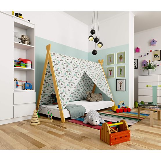 Letto per bambini 180x80 GEM con materasso bianco