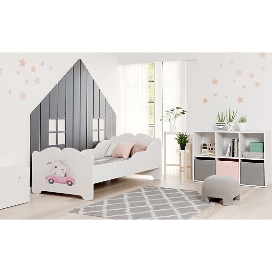 Letto per bambini ANNA con materasso 140x70 Gatto