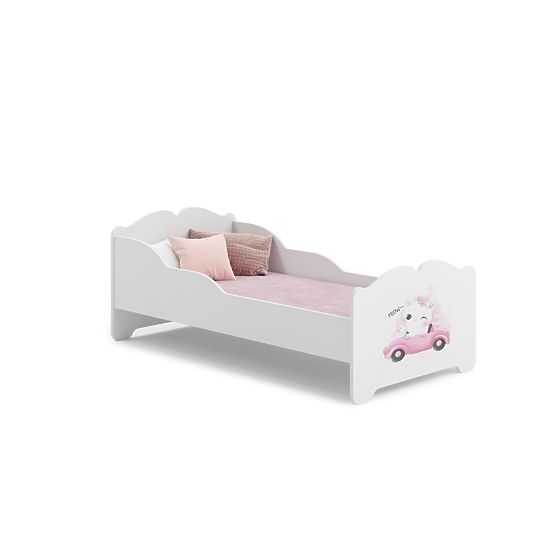 Letto per bambini ANNA con materasso 160x80 Gatto