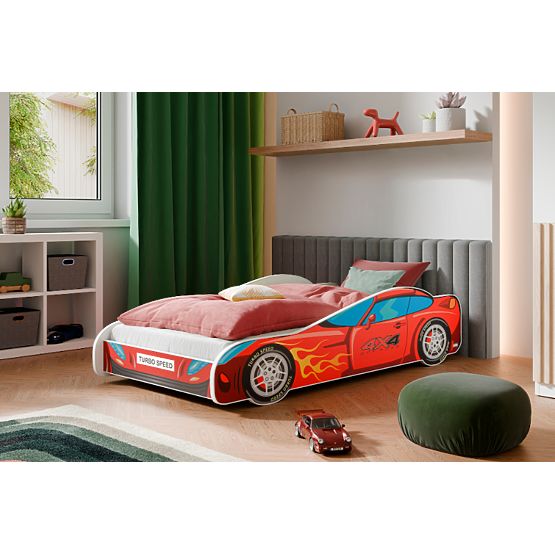 Letto per bambini auto 4x4 140x70