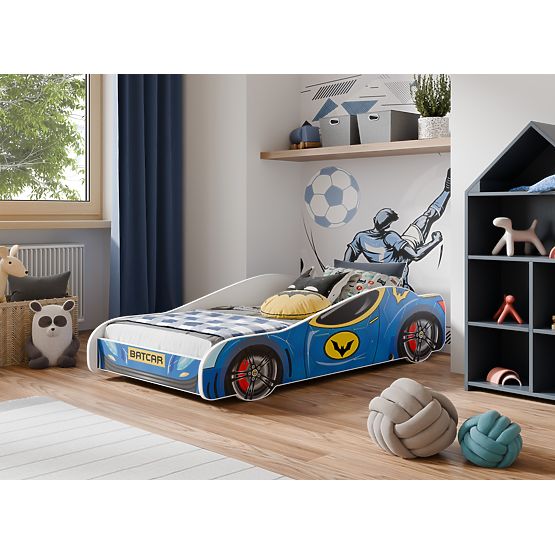 Letto per bambini auto Batcar 140x70