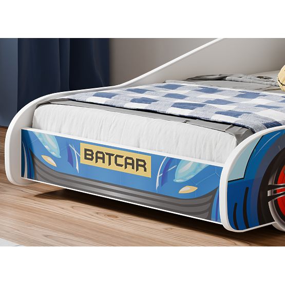 Letto per bambini auto Batcar 140x70