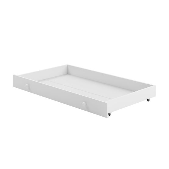 Letto per bambini ERYK con cassetto e barriera 160x80 maniglia bianca
