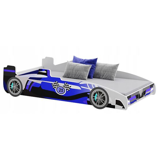 Letto per bambini FORMULA blu 160 x 80 cm