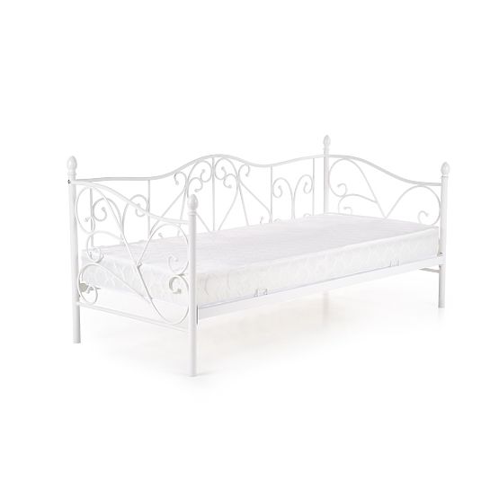 Letto per bambini in metallo Sumatra 200x90 cm - bianco