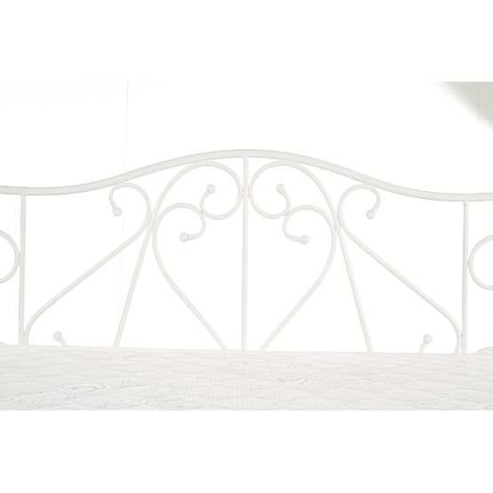 Letto per bambini in metallo Sumatra 200x90 cm - bianco