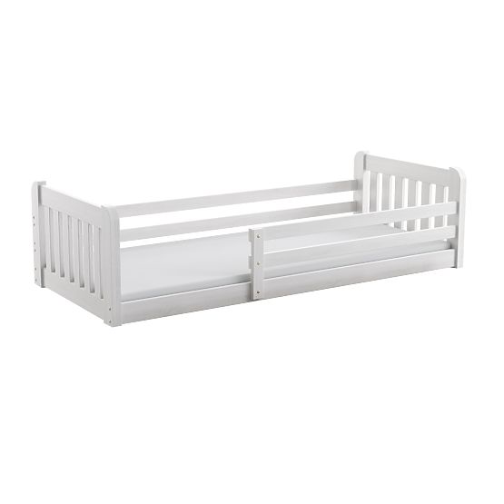Letto per bambini Jerry - bianco, basso