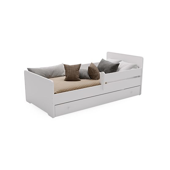 Letto per bambini MAX con cassetto e barriera 140x70