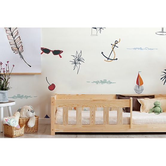 Letto per bambini Mila Raily con barriera
