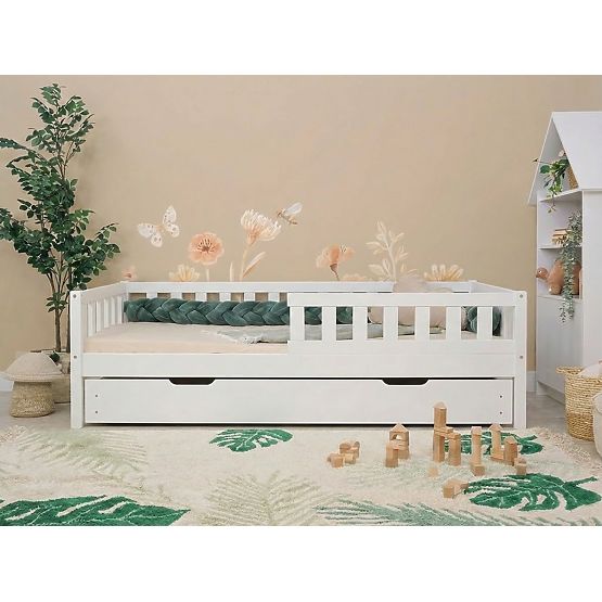 Letto per bambini Montessori Ourbaby Meadow plus - bianco